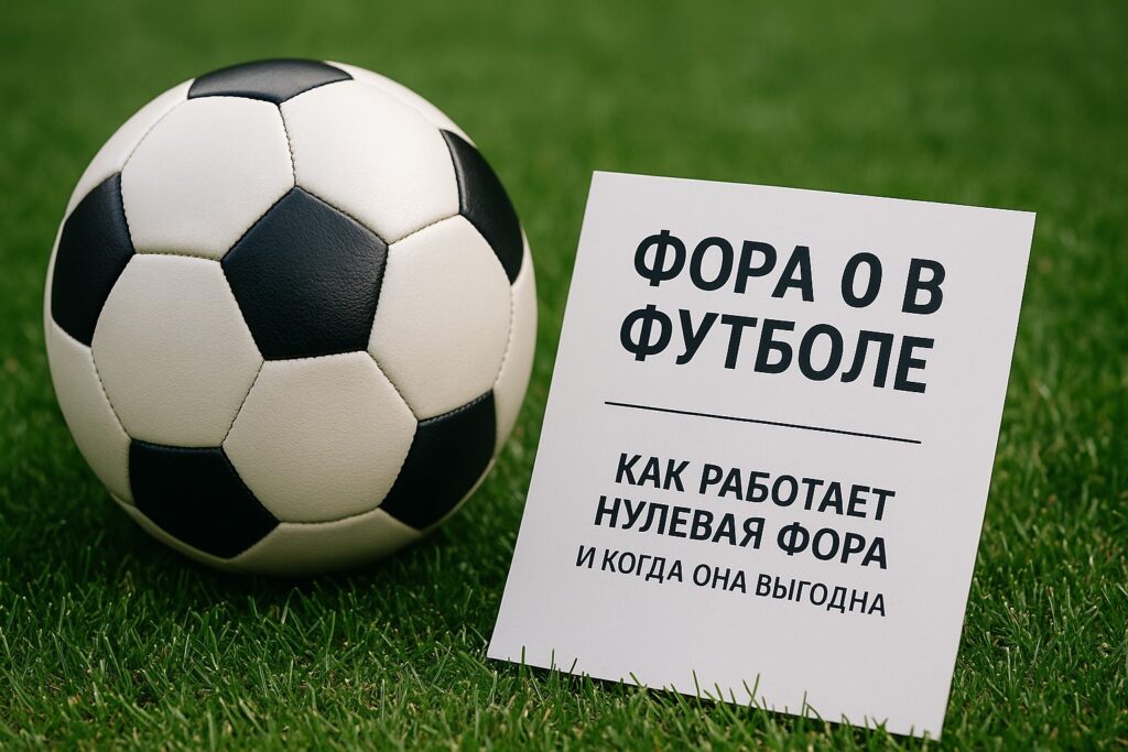 Фора 0 в футболе: как работает нулевая фора и когда она выгодна