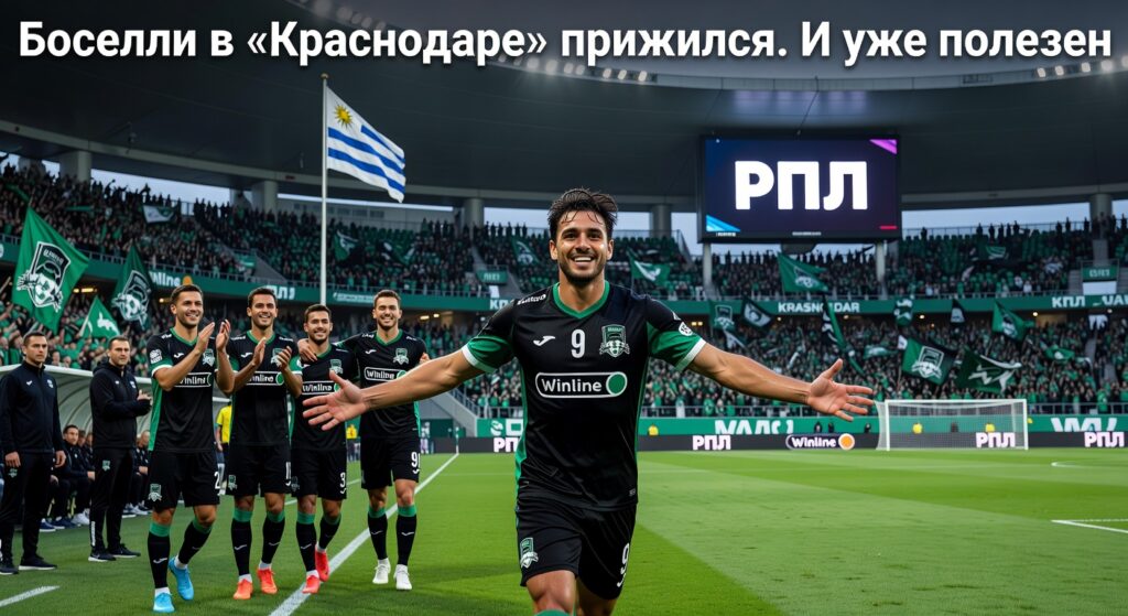 Боселли в «Краснодаре» прижился. И уже полезен