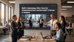 Веб-страницы без текста: видеоконтент вытесняет статьи в медиа