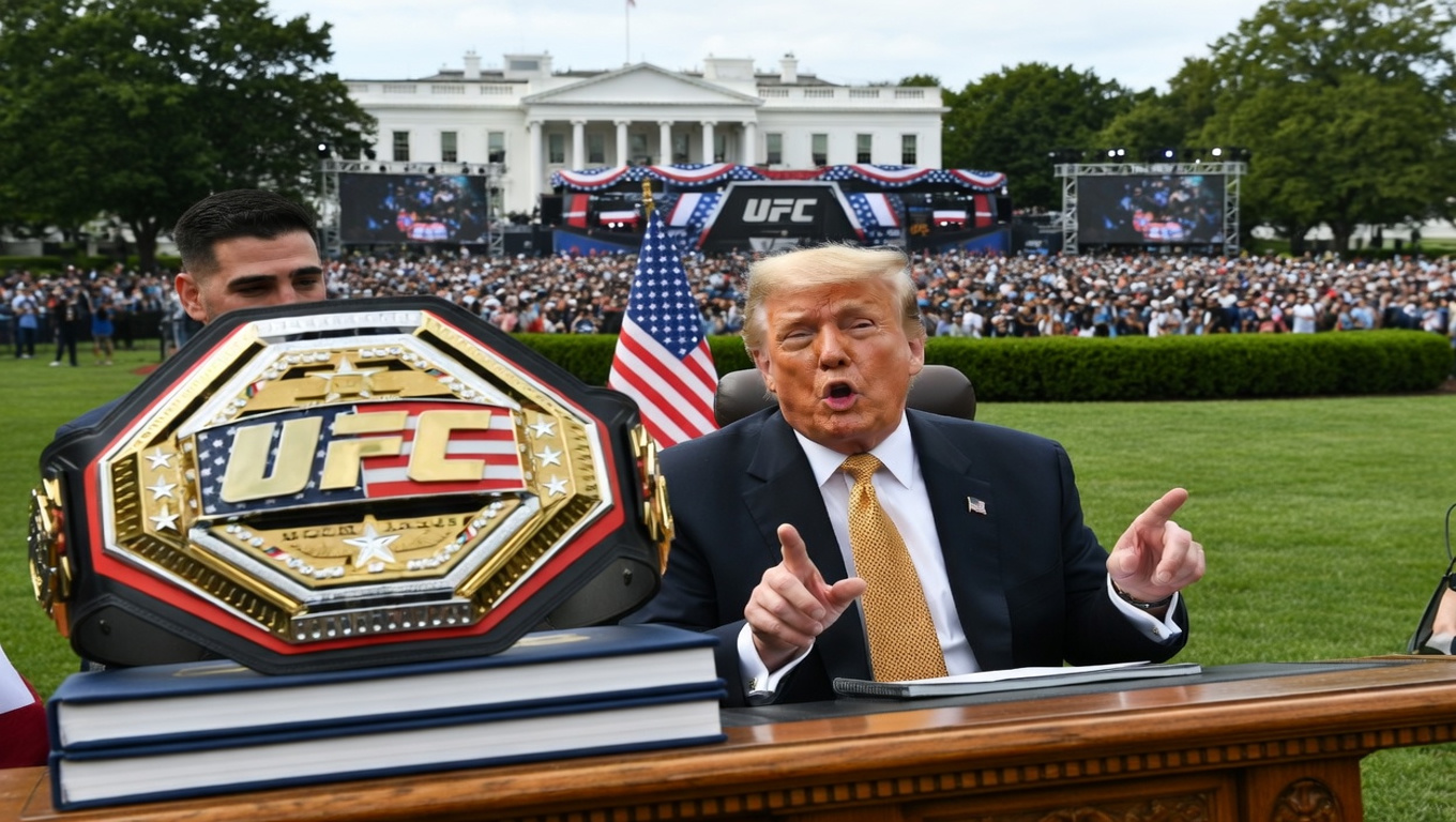 UFC проведёт бои на лужайке Белого дома в день рождения Трампа