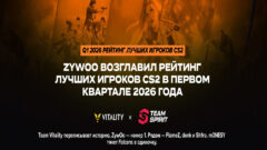 ZywOo возглавил рейтинг лучших игроков CS2 в первом квартале 2026 года