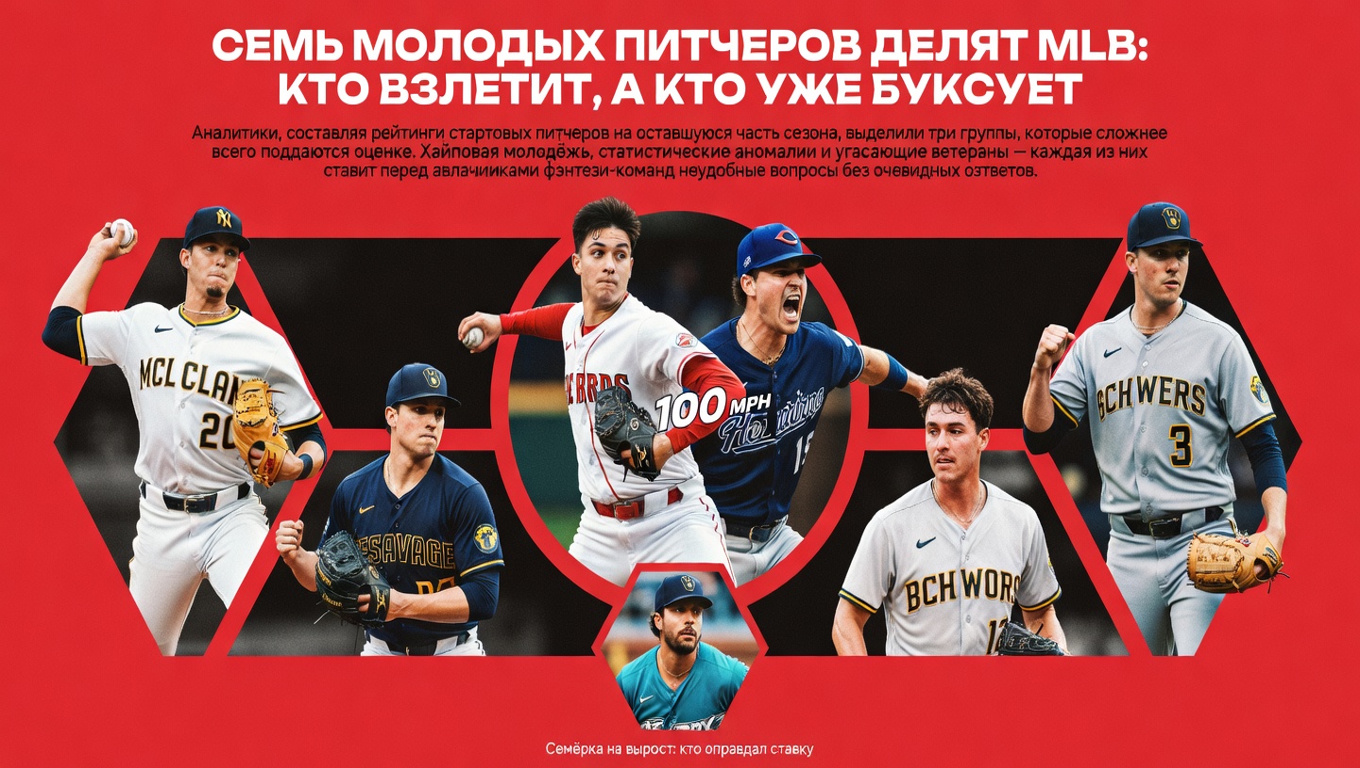 Семь молодых питчеров делят MLB: кто взлетит, а кто уже буксует