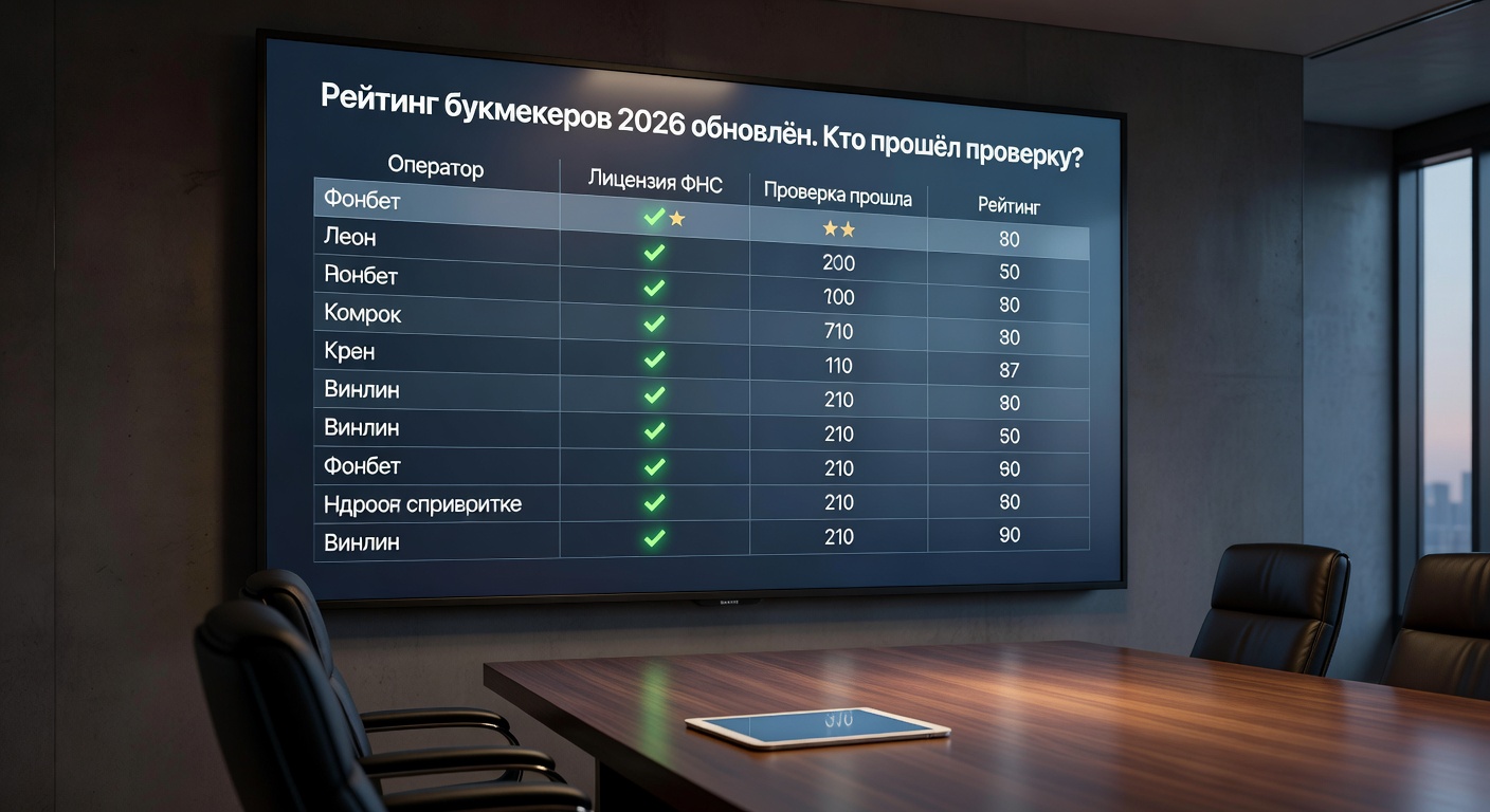 Рейтинг букмекеров 2026 обновлён. Кто прошёл проверку?