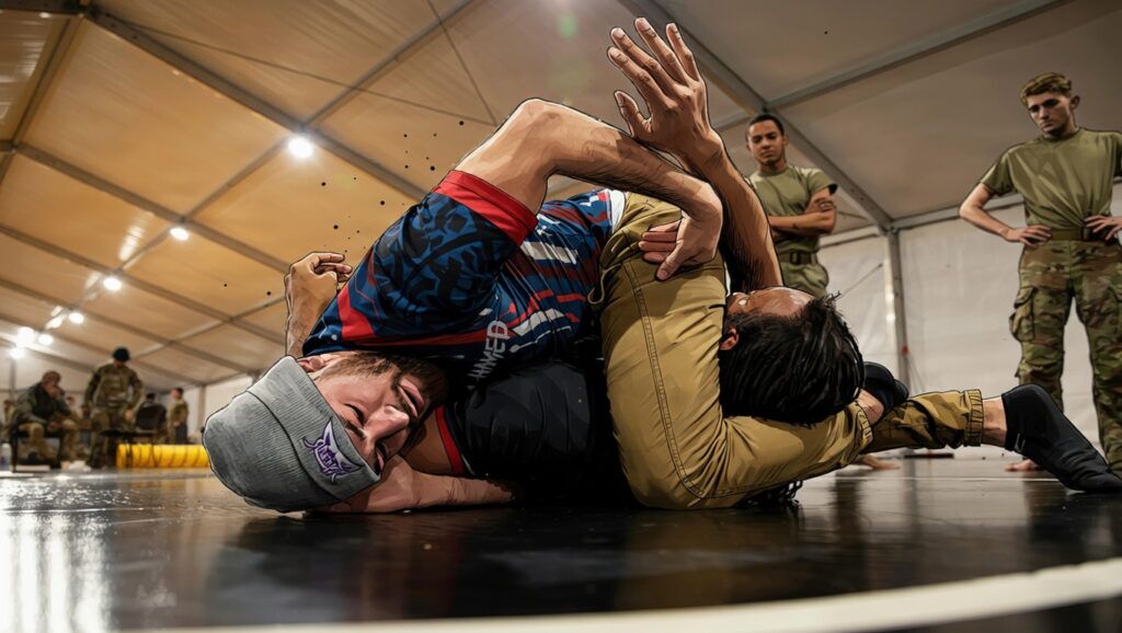 Пятеро бойцов MMA провели клинику для солдат 2CR на учениях Saber Strike