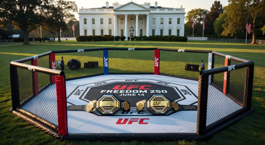 UFC выставит Октагон на лужайке Белого дома 14 июня