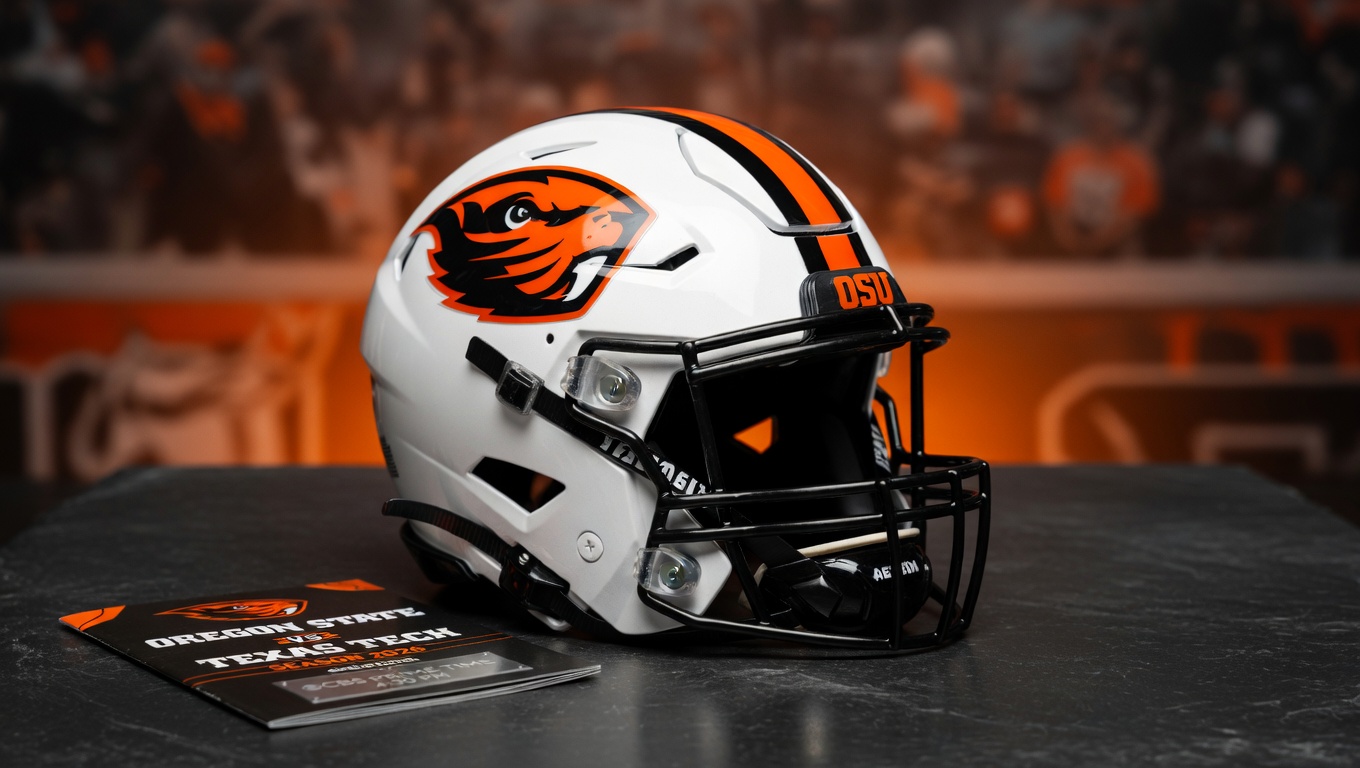 Oregon State открывает сезон-2026 матчем с Texas Tech на CBS