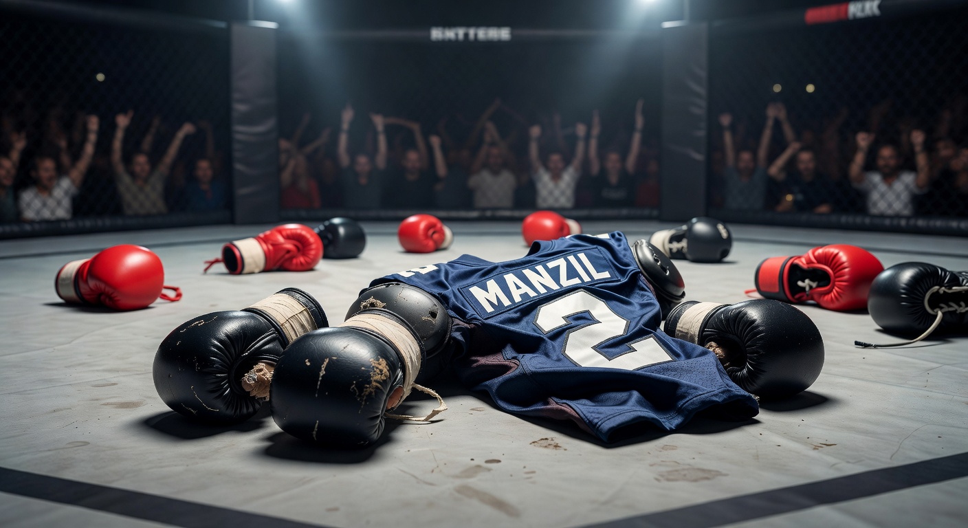 Манзил нокаутировал соперника за 2:16 в дебютном MMA-бою