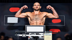 Чимаев и Стрикленд прошли взвешивание на UFC 328, Стивенс перебрал четыре фунта