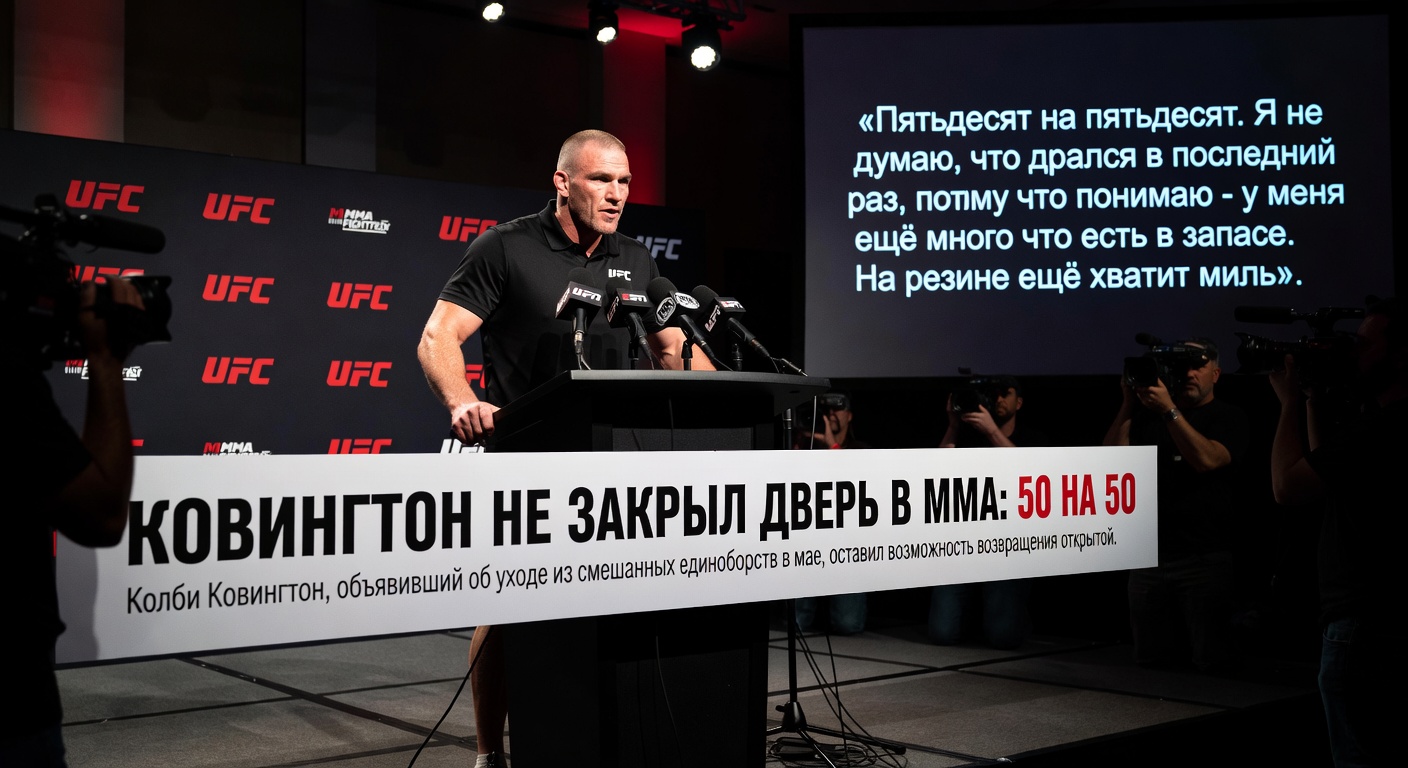 Ковингтон не закрыл дверь в MMA: 50 на 50