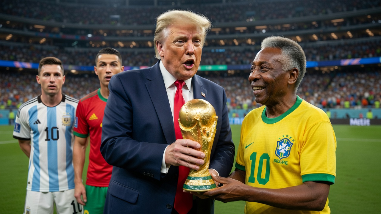 Трамп назвал Пеле лучшим в истории, отвергнув Месси и Роналду