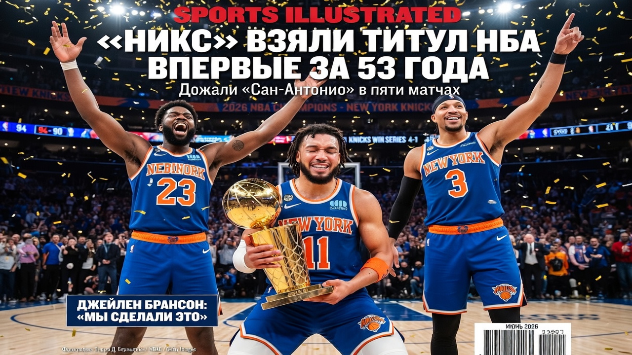 «Никс» взяли титул НБА впервые за 53 года, дожав «Сан-Антонио» в пяти матчах