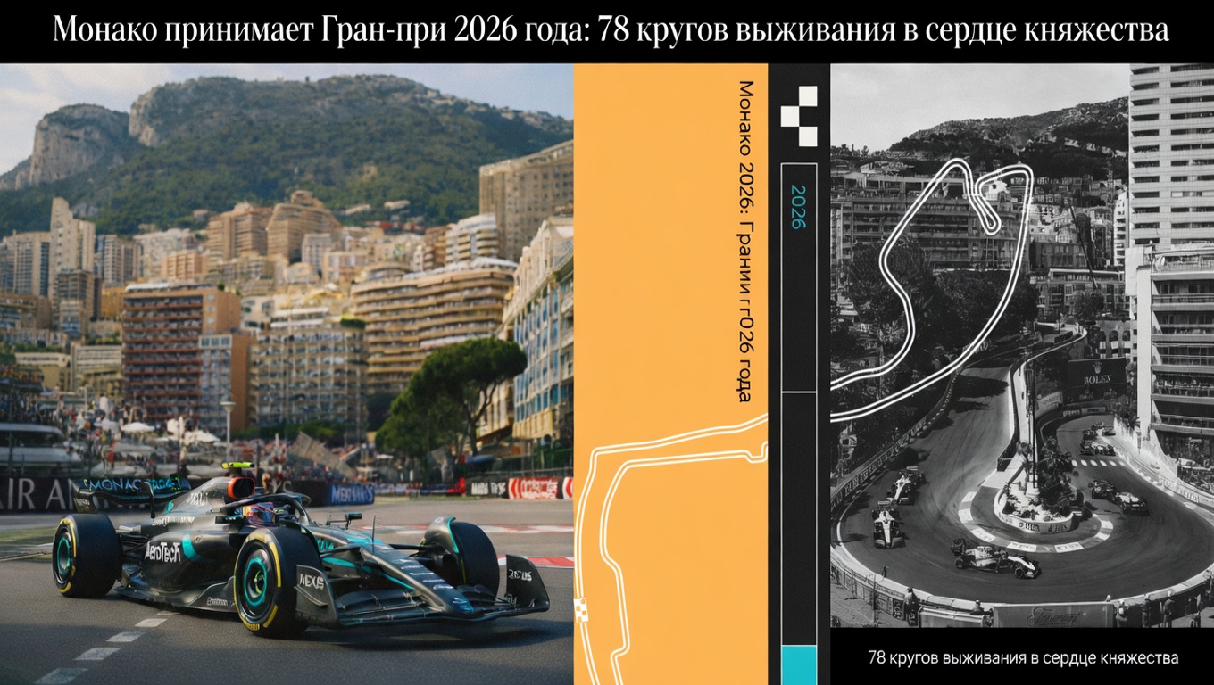 Монако принимает Гран-при 2026 года: 78 кругов выживания в сердце княжества