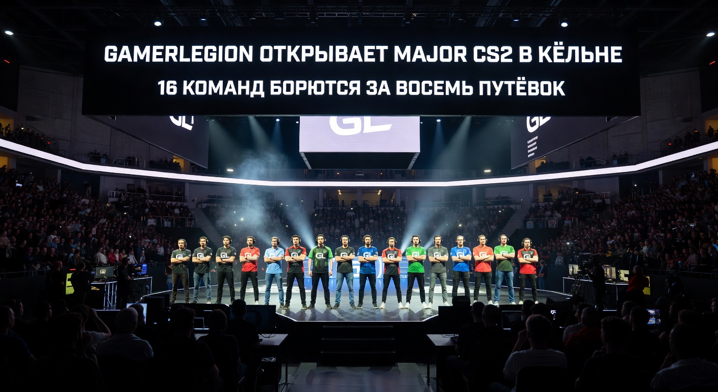 GamerLegion открывает Major CS2 в Кёльне — 16 команд борются за восемь путёвок