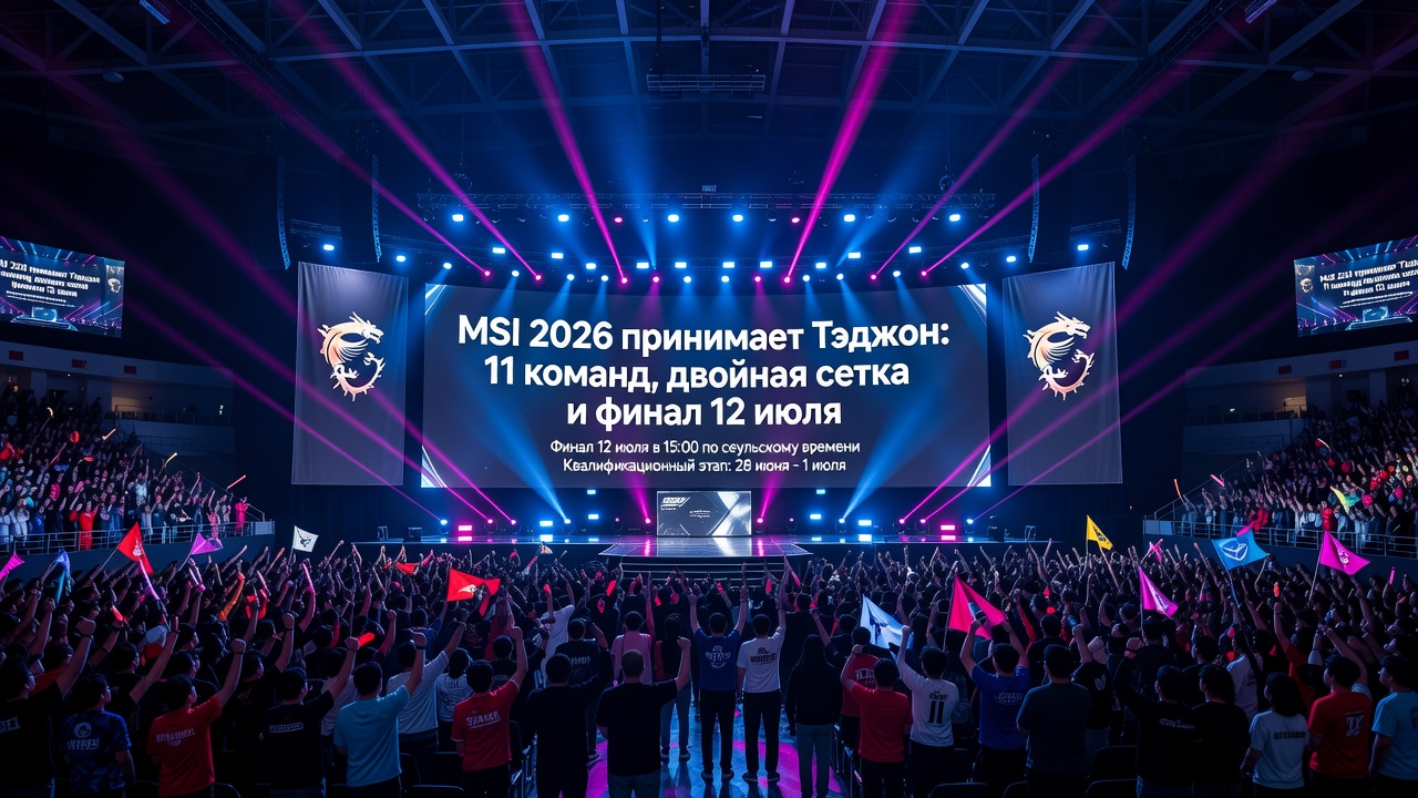 MSI 2026 принимает Тэджон: 11 команд, двойная сетка и финал 12 июля