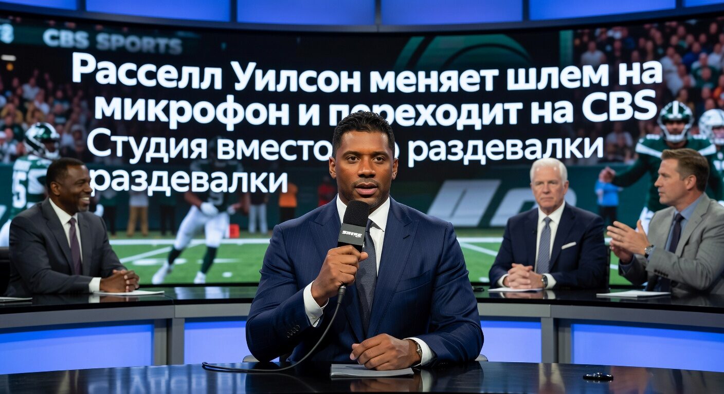 Расселл Уилсон меняет шлем на микрофон и переходит на CBS