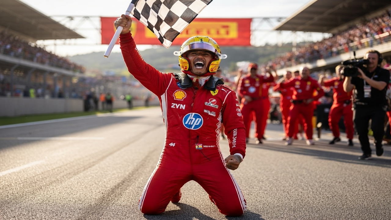 Хэмилтон выиграл в Барселоне впервые за Ferrari и сократил отставание в чемпионате