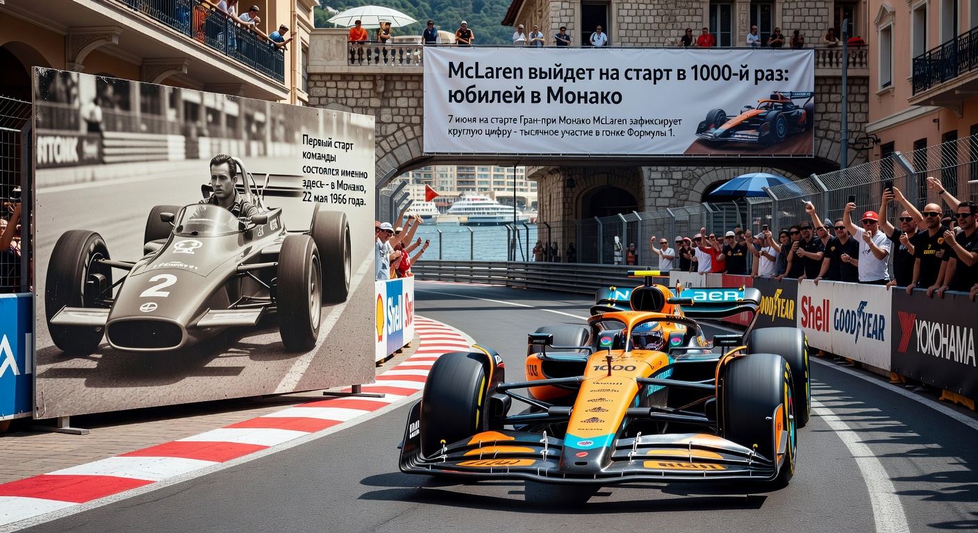 McLaren выйдет на старт в 1000-й раз: юбилей в Монако