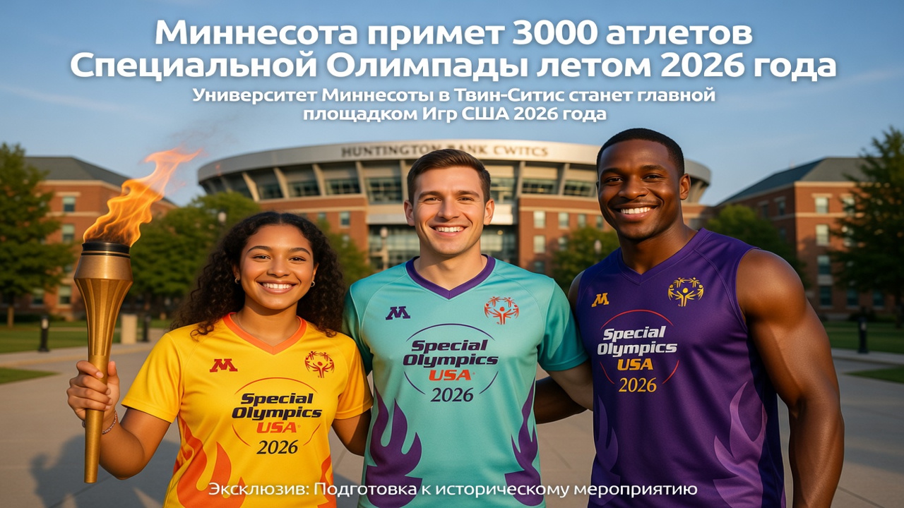 Миннесота примет 3000 атлетов Специальной Олимпиады летом 2026 года