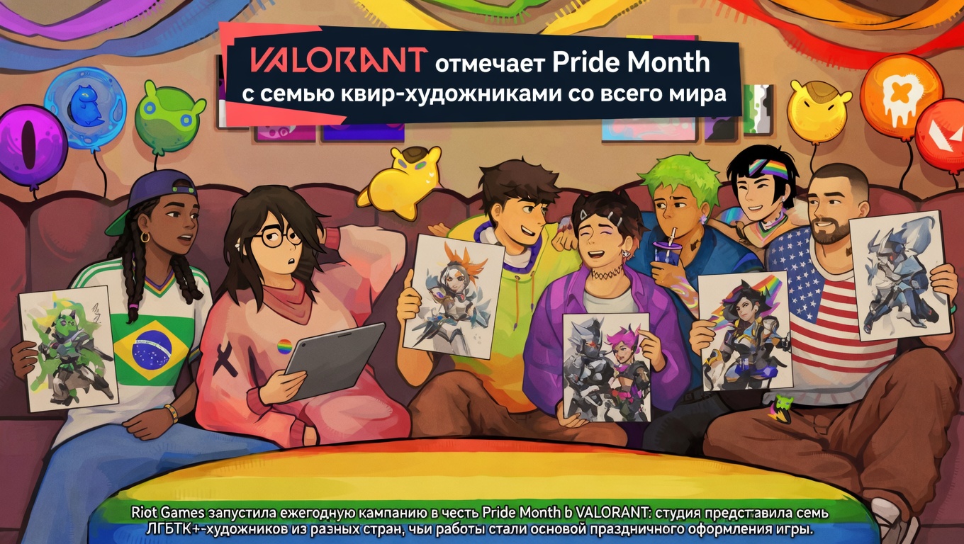 VALORANT отмечает Pride Month с семью квир-художниками со всего мира