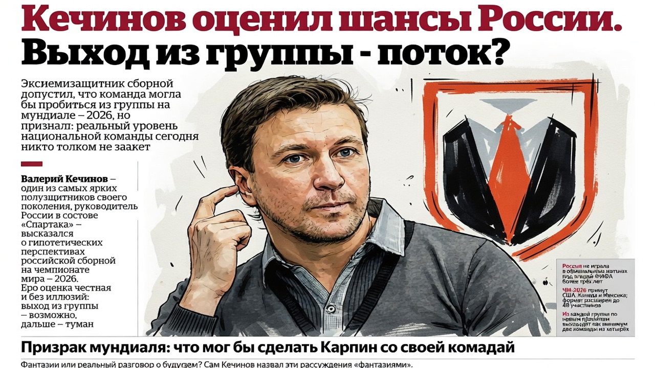Кечинов оценил шансы России. Выход из группы – потолок?