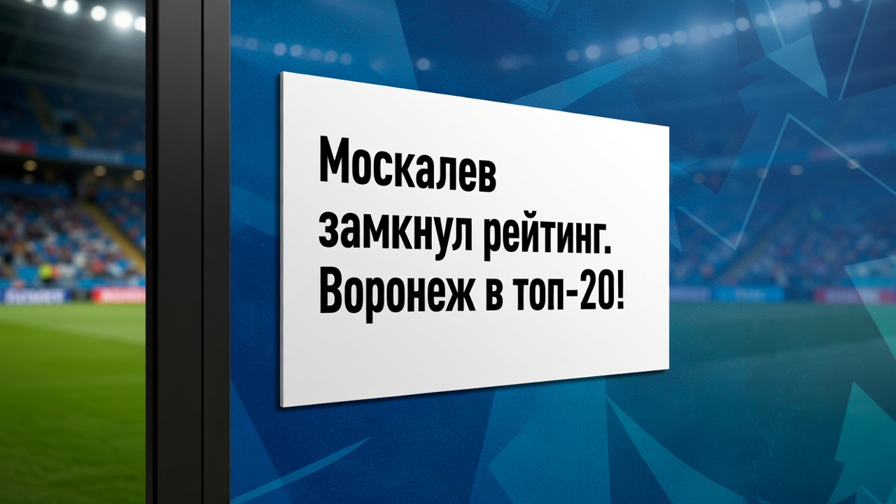 Москалев замкнул рейтинг. Воронеж в топ-20!