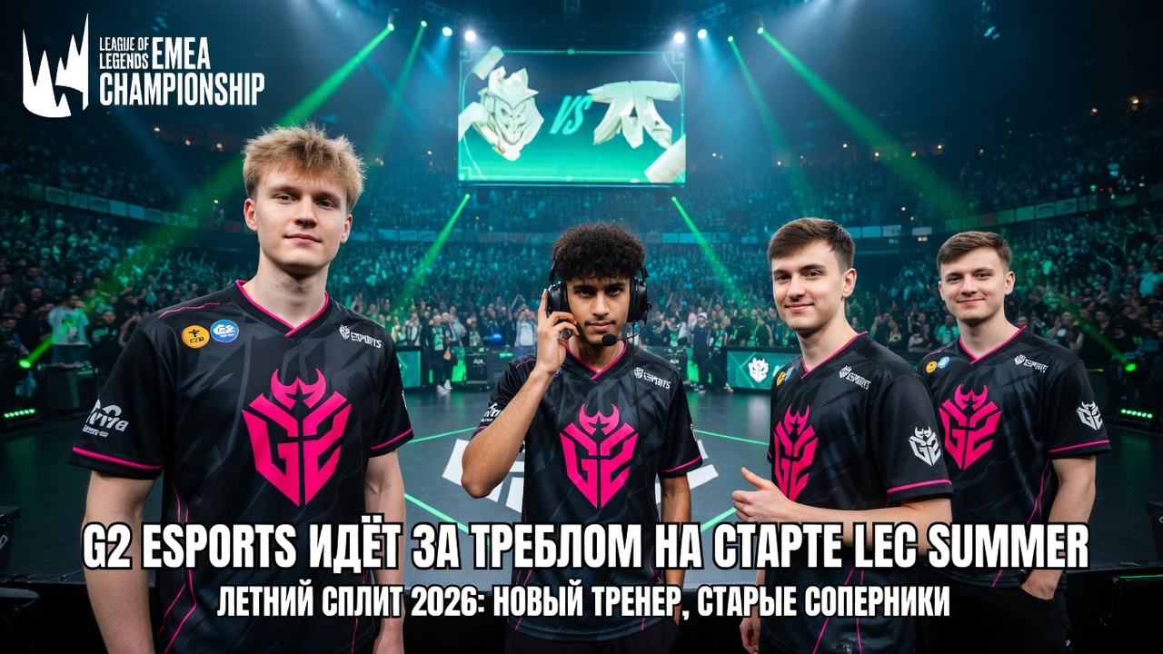 G2 Esports идёт за треблом на старте LEC Summer