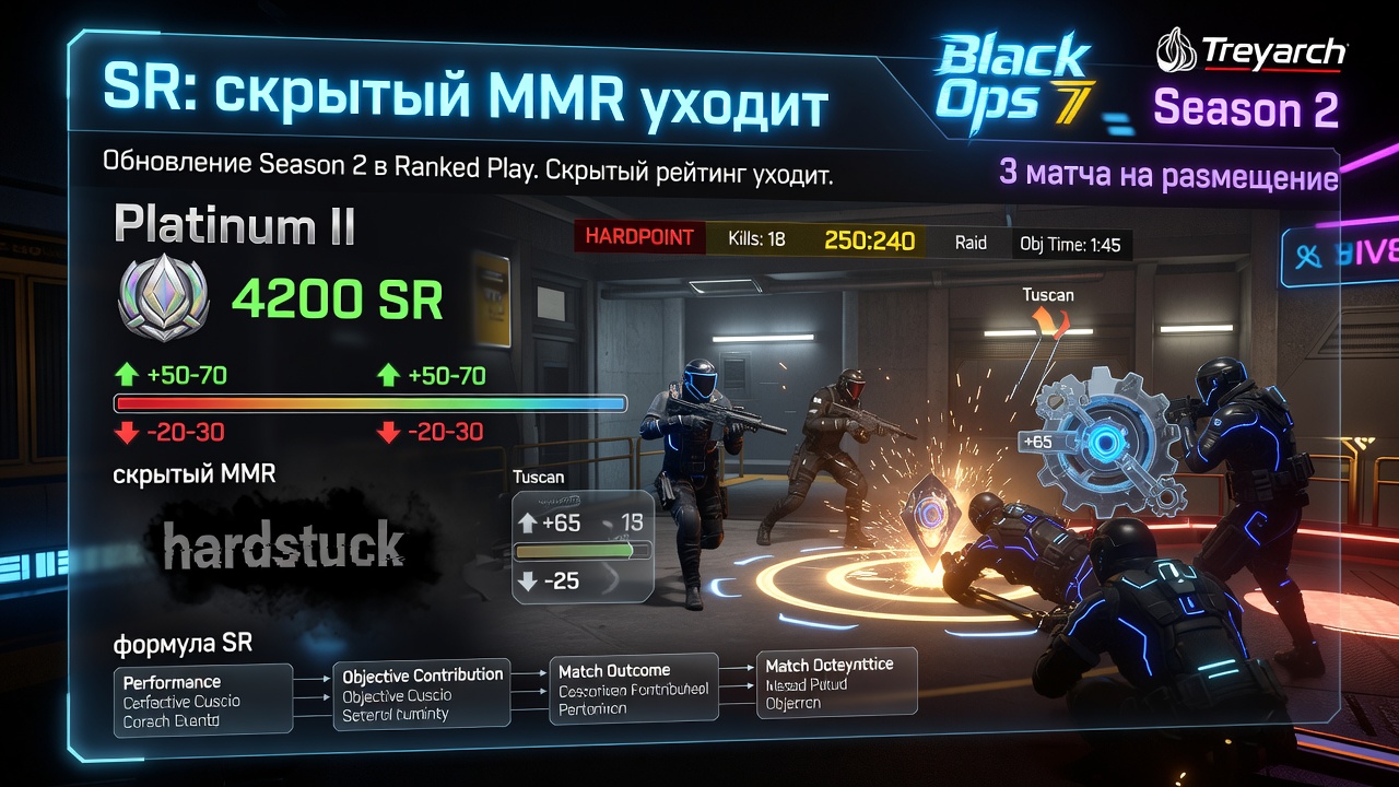 Treyarch меняет SR в Ranked Play Black Ops 7: скрытый рейтинг уходит
