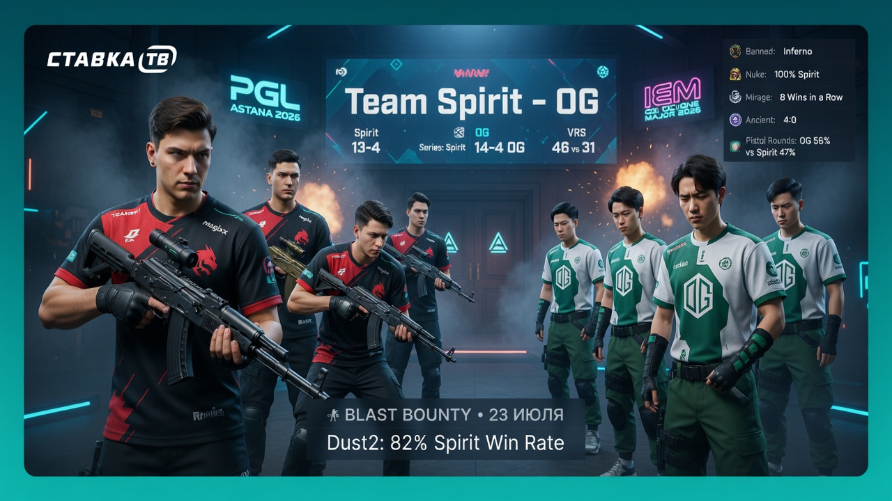 Team Spirit вернулись из отпуска и сразу встретят OG с четырьмя поражениями в шести сериях
