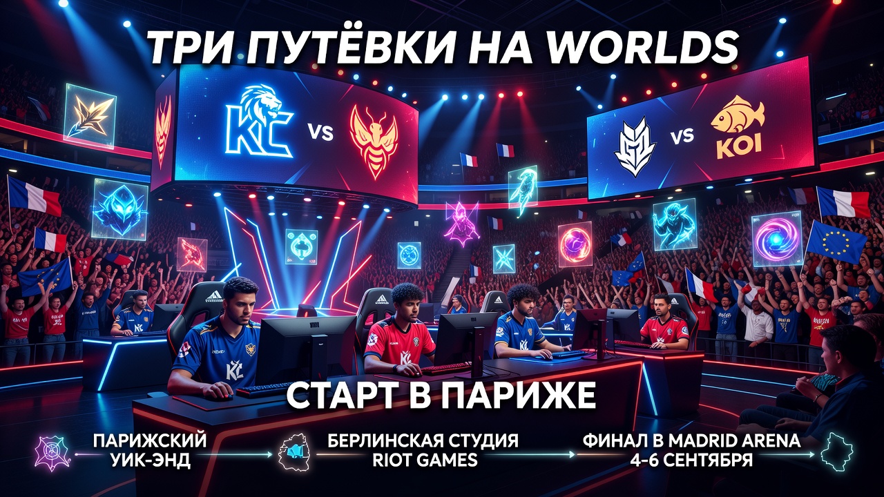 LEC Summer Split 2026: три путёвки на Worlds и старт в Париже