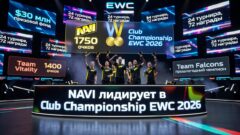 NAVI лидирует в Club Championship EWC 2026 с призовым фондом $30 млн