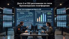 Dota 2 и CS2 разложили по пяти букмекерским платформам