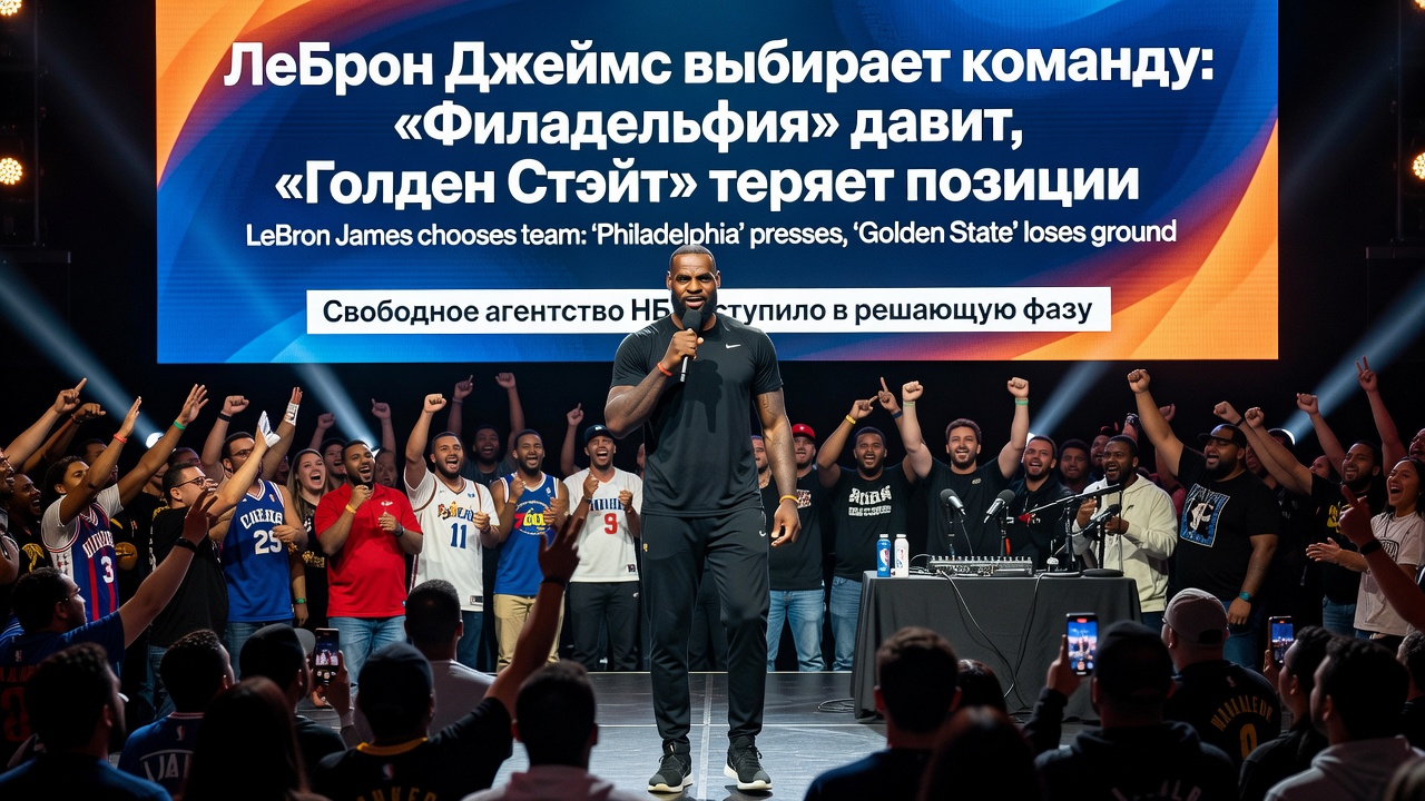 ЛеБрон Джеймс выбирает команду: «Филадельфия» давит, «Голден Стэйт» теряет позиции