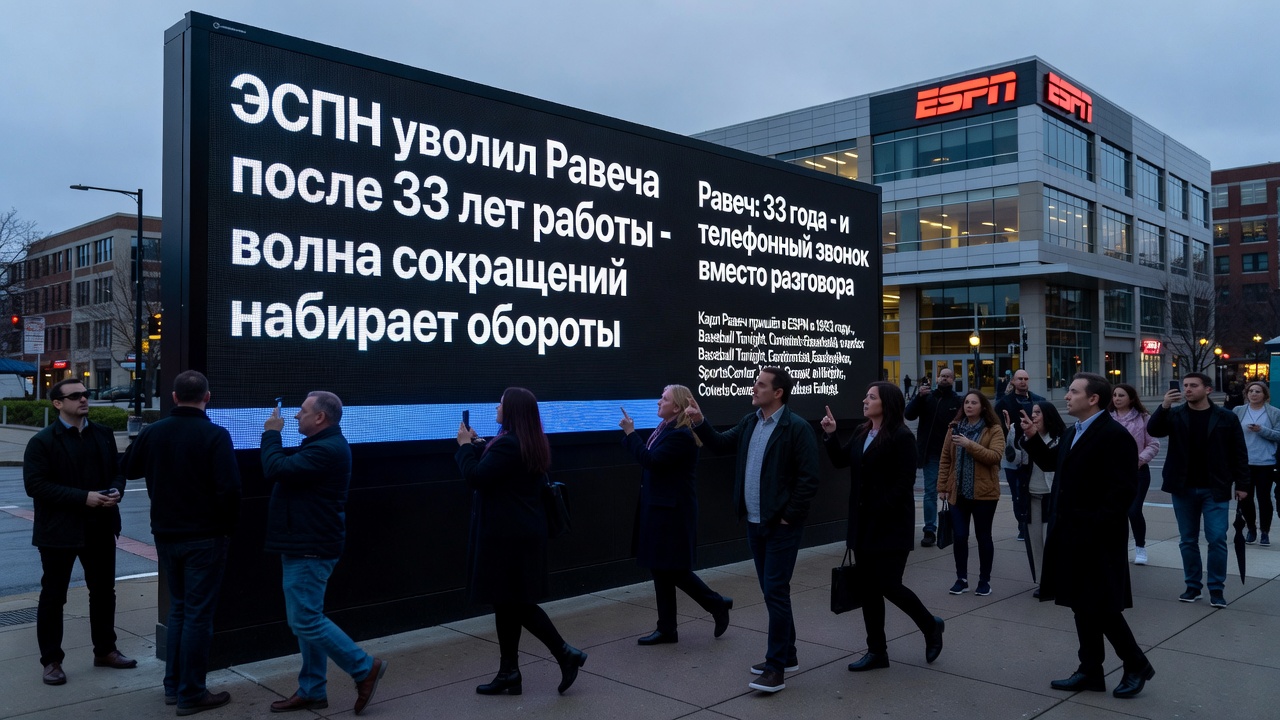 ESPN уволил Равеча после 33 лет работы — волна сокращений набирает обороты