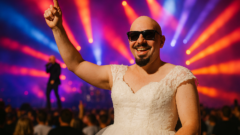 Молодожёны из Сент-Хеленса встретили свадебный вечер на концерте Pitbull