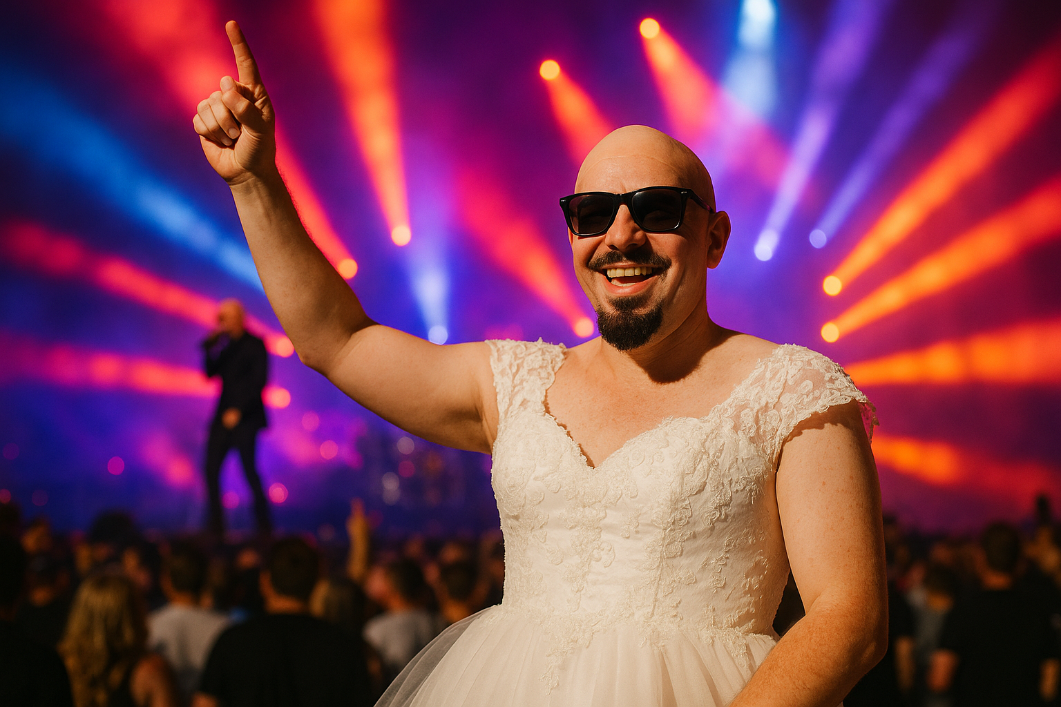 Молодожёны из Сент-Хеленса встретили свадебный вечер на концерте Pitbull