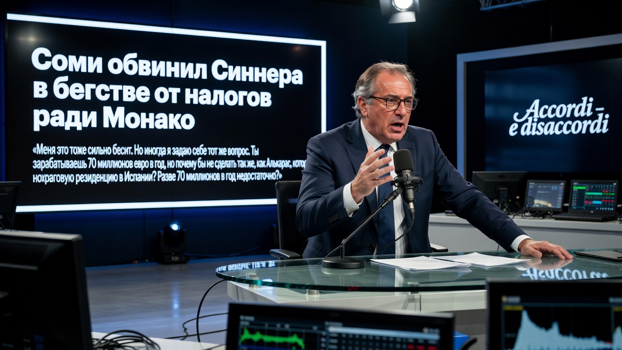 Соми обвинил Синнера в бегстве от налогов ради Монако