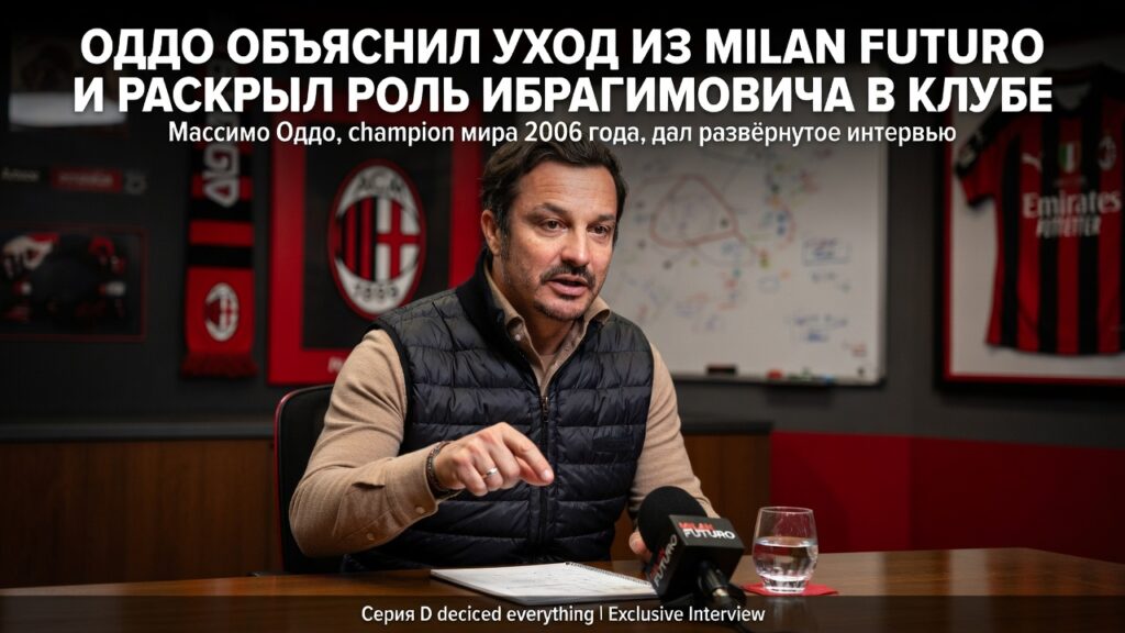 Оддо объяснил уход из Milan Futuro и раскрыл роль Ибрагимовича в клубе