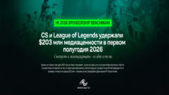 CS и League of Legends удержали $203 млн медиаценности в первом полугодии 2026