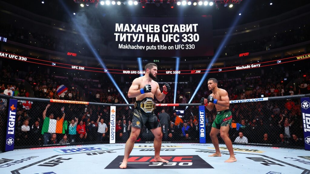 Махачев ставит титул на UFC 330