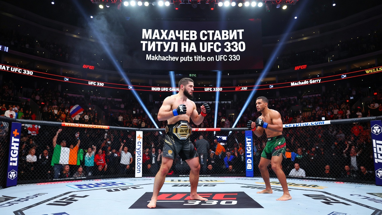 Махачев ставит титул на UFC 330