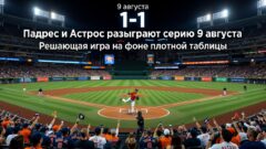Падрес и Астрос разыграют серию 9 августа