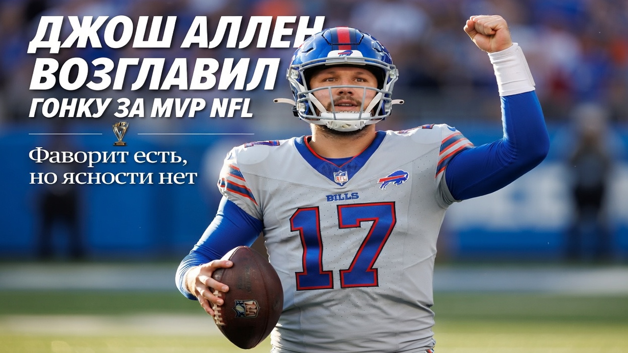 Джош Аллен возглавил гонку за MVP NFL