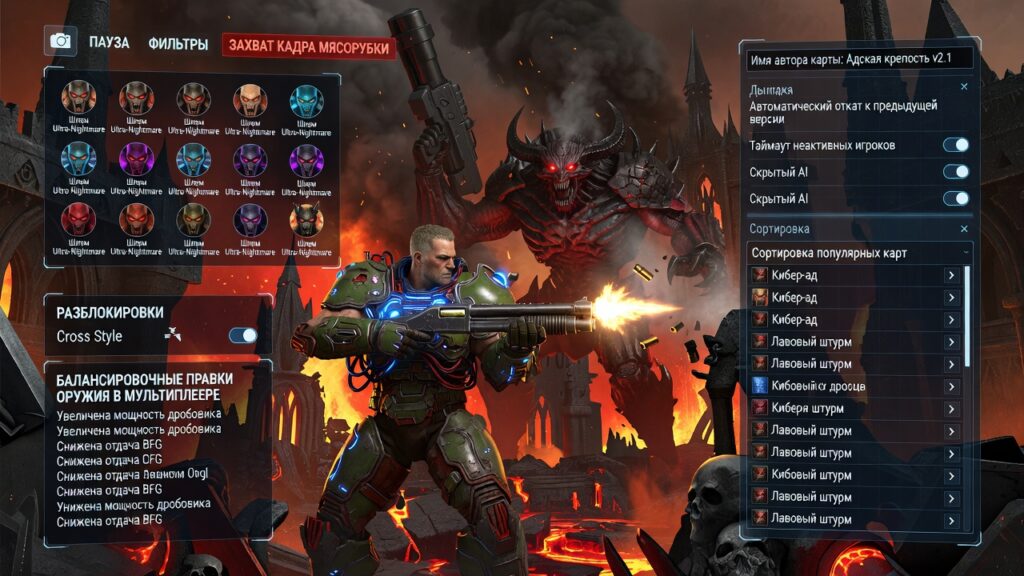 DOOM получил первое крупное обновление на трёх платформах
