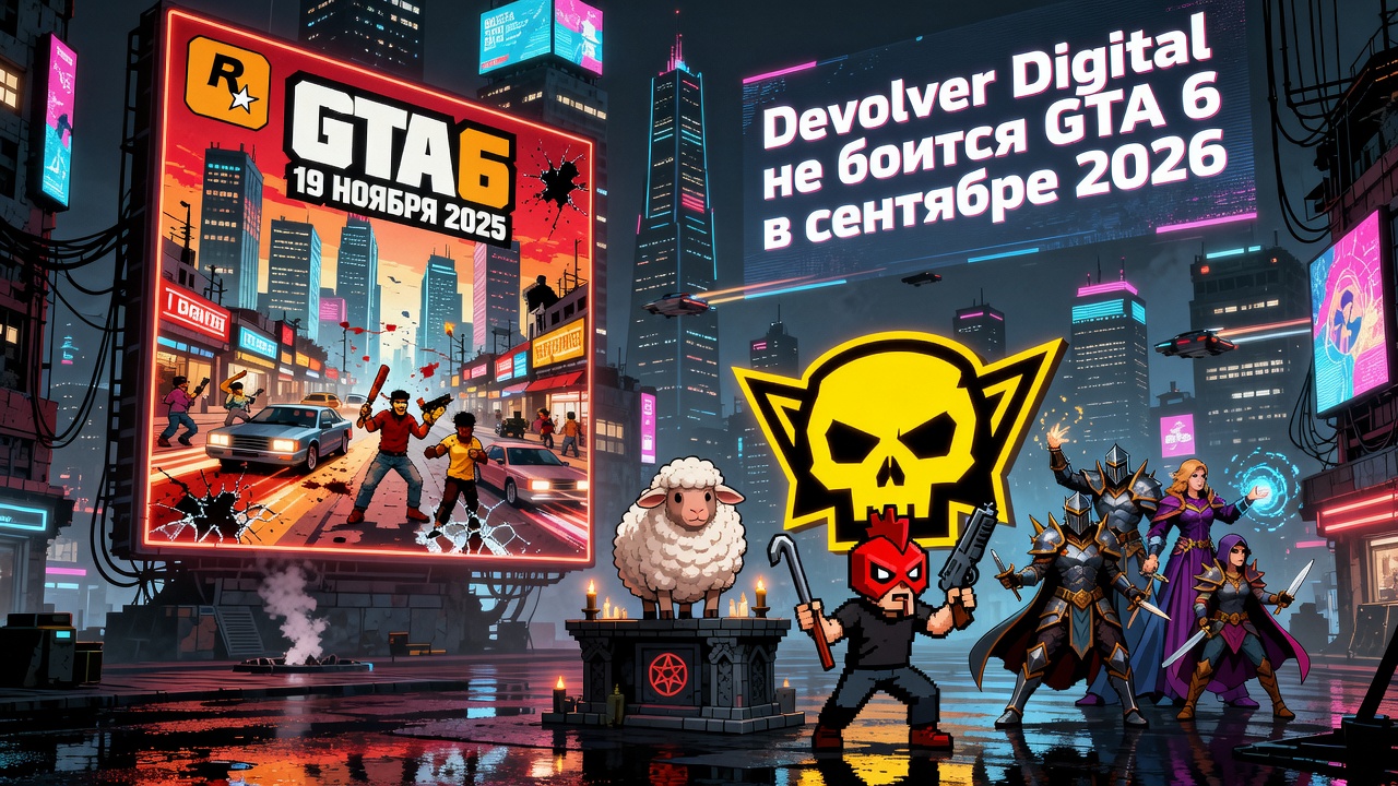 Devolver Digital не боится GTA 6 в сентябре 2026