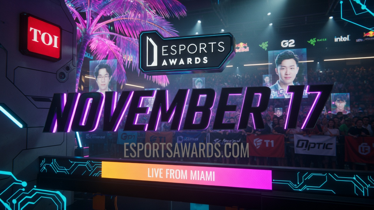 Esports Awards 2026 назвали номинантов в девяти категориях