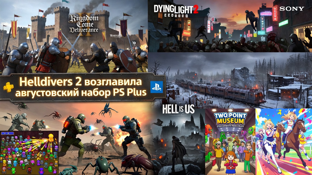 Helldivers 2 возглавила августовский набор PS Plus