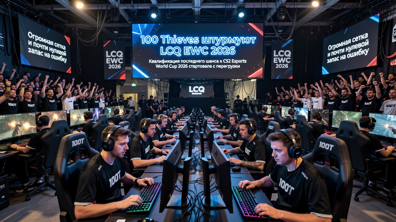 100 Thieves штурмуют LCQ EWC 2026