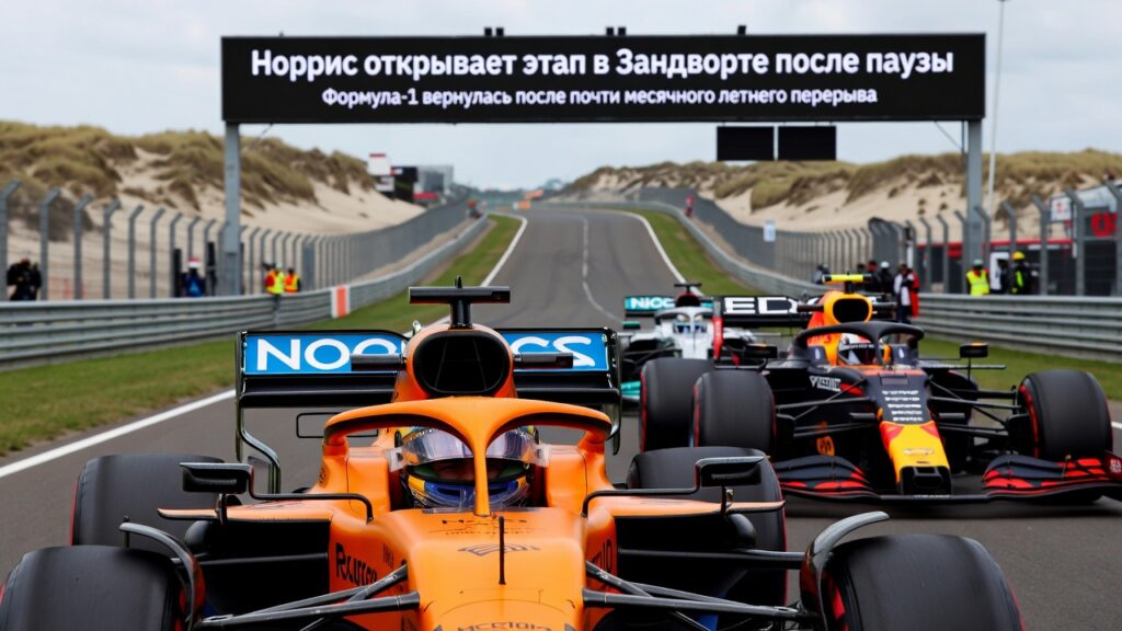 Норрис открывает этап в Зандворте после паузы