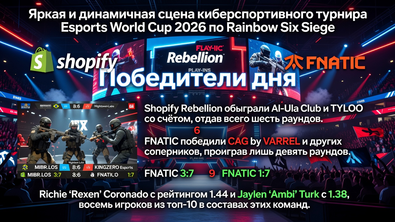 Shopify Rebellion и FNATIC забрали первый день Play-Ins