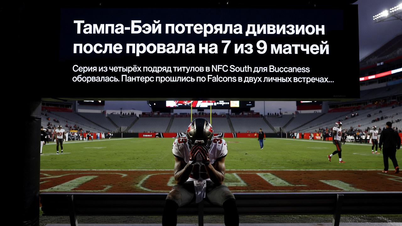 Тампа-Бэй потеряла дивизион после провала на 7 из 9 матчей